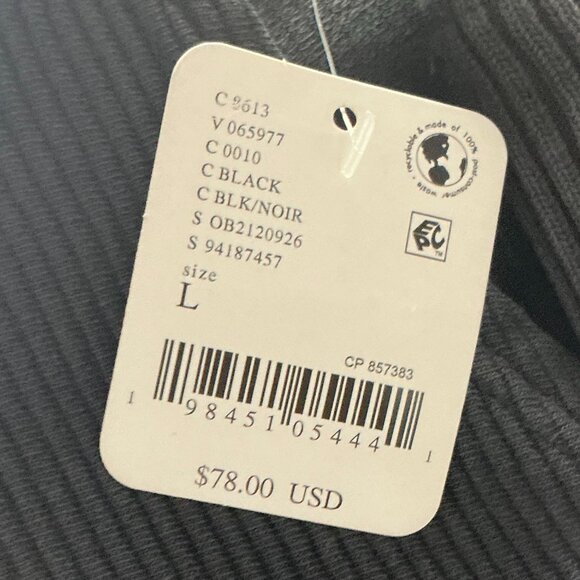 Free People Henley Style Women's Size L Oversized Long Sleeve Tee NWT - Picture 6 of 7